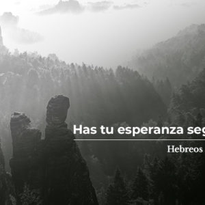 Has tu esperanza segura